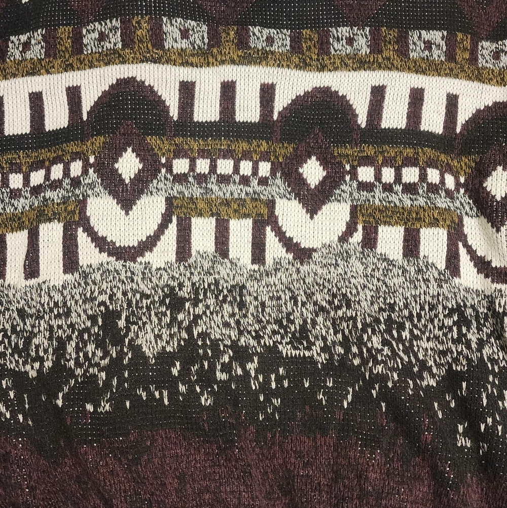 Vintage 90s unisex crewneck knit sweater by Today's News. Size large - Picture 4 of 6